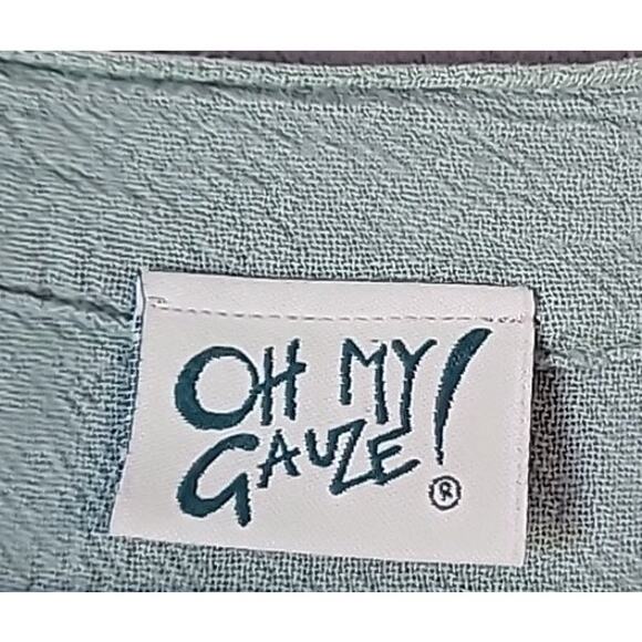 NWT Oh My Gauze Green Boho Set – Casual Cotton Top & Cropped Pants – Sizes 2 & 3 - Picture 3 of 12